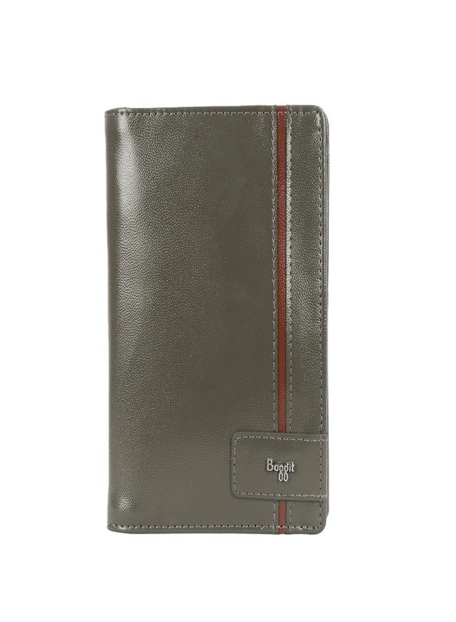 Baggit Men Green Wallet Medium Size | Men Stylish Purse Bag | Credit Card Money Holder - Image 1